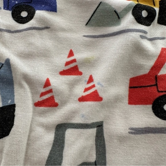 Play condition Little Sleepies boys 4T Construction Print Pajama Set Long Sleeve - Picture 6 of 7
